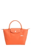 Longchamp Le Pliage Club Small Top-handle Tote Bag In Orange