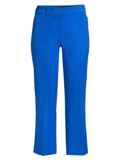 Kobi Halperin Charly Stretch Cotton Crop Pants In Azure