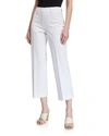 Kobi Halperin Charly Stretch Cotton Crop Pants In White