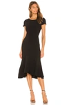 Amanda Uprichard Evalina Dress In Black