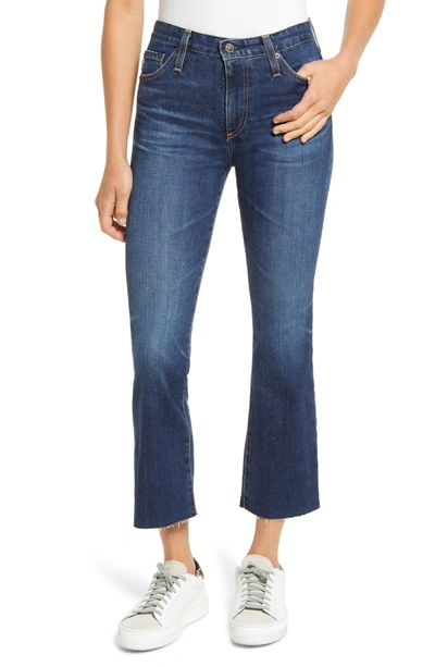 Ag Quinne High-rise Cropped Flare Jeans In 11 Years Streaming