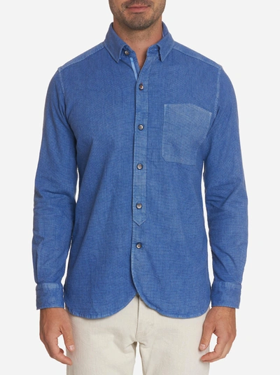 Robert Graham Fittipaldi Shirt, Bloomingdale's Slim Fit In Blue