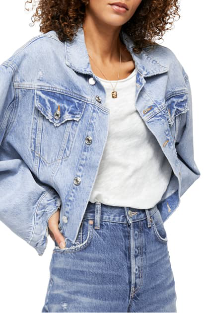 slouchy jean jacket