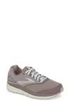 Brooks Addiction Walking Shoe In Shark/ Alloy/ Oyster