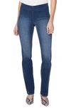 Nydj Nydy Pull-on Straight Leg Jeans In Clean Solana