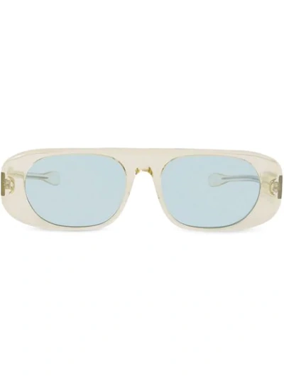 Burberry Be4322 Transparent Yellow Sunglasses