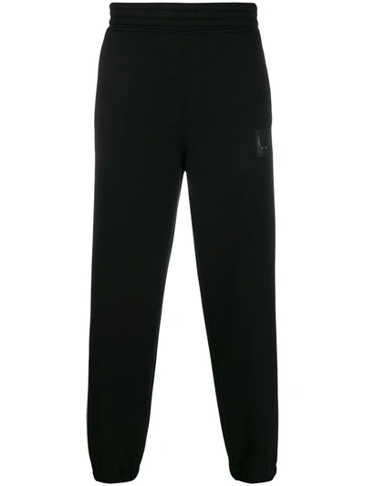 Neil Barrett Contrasting Piping Jogging Trousers In Black