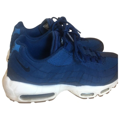 Pre-owned Nike Navy Polyester Trainers