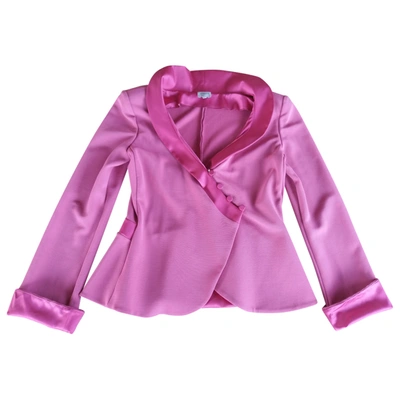 Pre-owned Armani Collezioni Short Vest In Pink