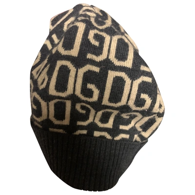 Pre-owned Dolce & Gabbana Beige Wool Hat