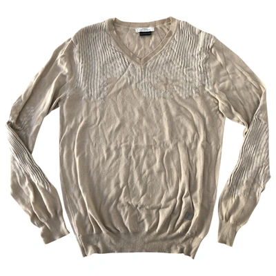 Pre-owned Versace Knitwear & Sweatshirt In Beige