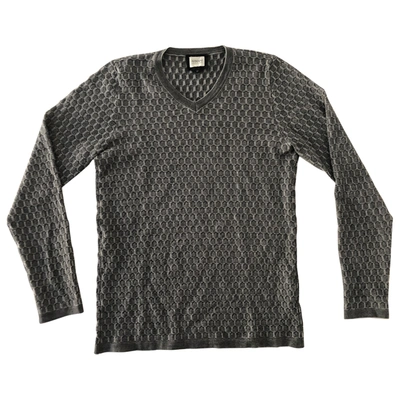 Pre-owned Armani Collezioni Wool Knitwear & Sweatshirt In Anthracite