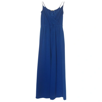 Pre-owned Masscob Blue Silk Dress