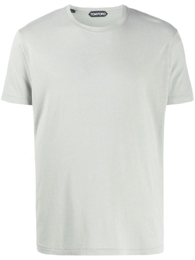 Tom Ford Short Sleeve T-shirt In Green