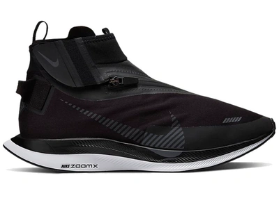 Pre-owned Nike  Zoom Pegasus Turbo Shield Black In Black/black-dark Smoke Grey