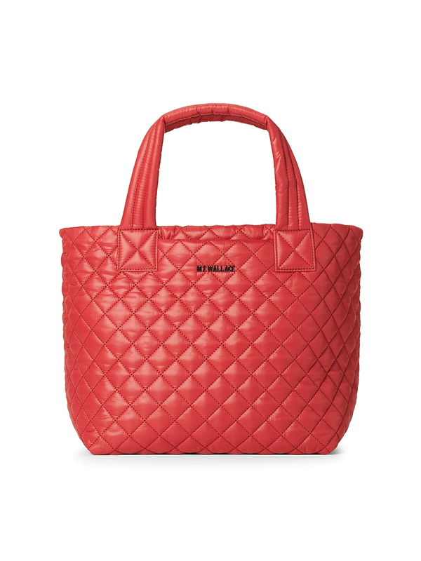 Mz Wallace Deluxe Small Metro Tote In Red Dahlia At Nordstrom Modesens