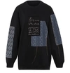 Acne Studios Jacquard-patch Sweatshirt Black