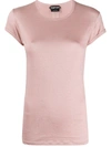 Tom Ford Logo-patch Slim-fit T-shirt In Pink