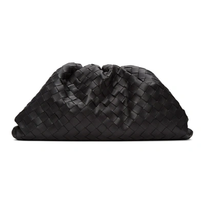 Bottega Veneta Black Intrecciato 'the Pouch' Clutch