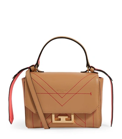 Givenchy Mini Leather Eden Cross-body Bag In Beige