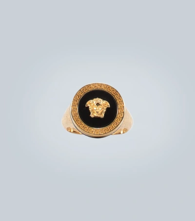 Versace Anello In Metallo Con Medusa In Gold