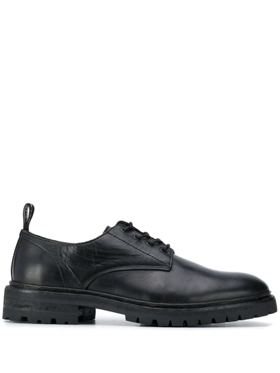 Allsaints Men's Tor Leather Oxfords In Black