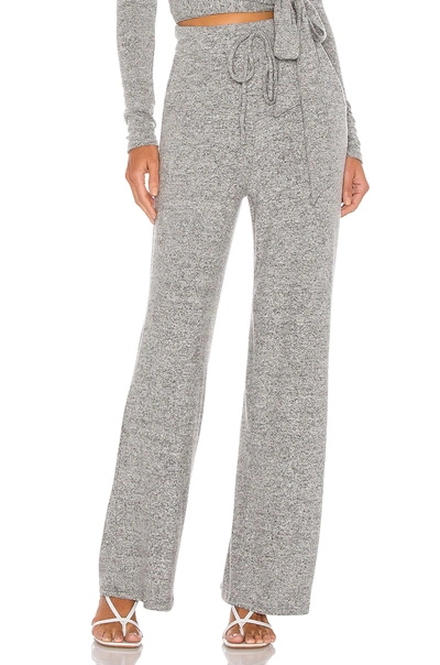 Lovers & Friends Raven Pant In Heather Grey