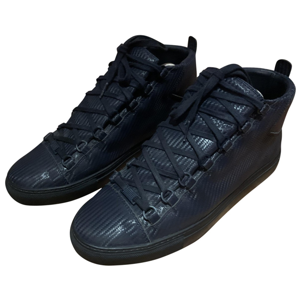 balenciaga arena navy blue