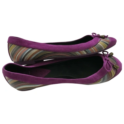 Pre-owned Paul Smith Leather Flats In Multicolour