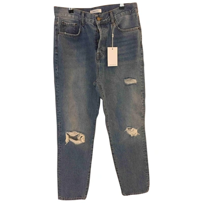Pre-owned Anine Bing Fall Winter 2019 Blue Denim - Jeans Jeans