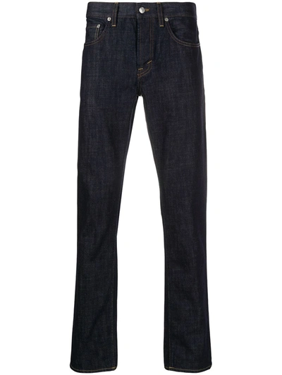 Department Five Slim-fit Tailored Trousers In Black