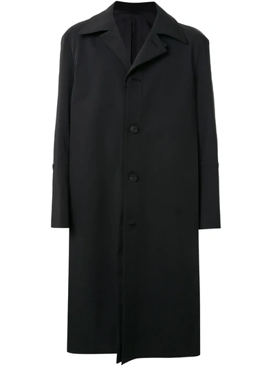 Wooyoungmi Mac Single Breasted Coat In Black