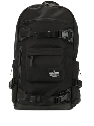 Makavelic Superiority Bind-up Backpack In Black
