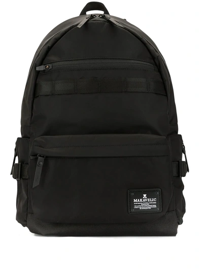 Makavelic Fundamental 2 Logo Backpack In Black