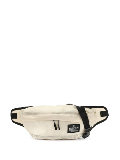 Makavelic Logo Patch Belt Bag In Neutrals