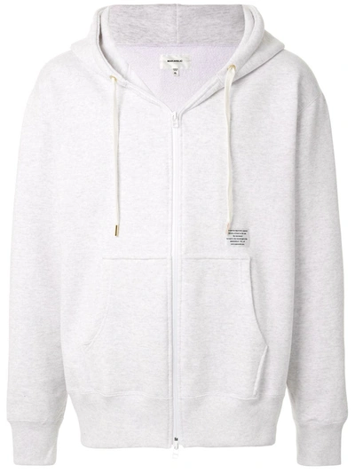 Makavelic Waterproof Zip Hoodie In Grey