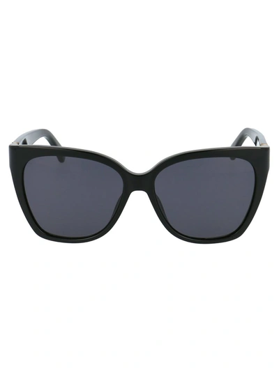 Moschino Eyewear Square Frame Sunglasses In Black