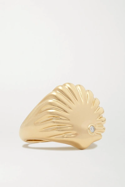 Yvonne Léon 9-karat Gold Diamond Ring