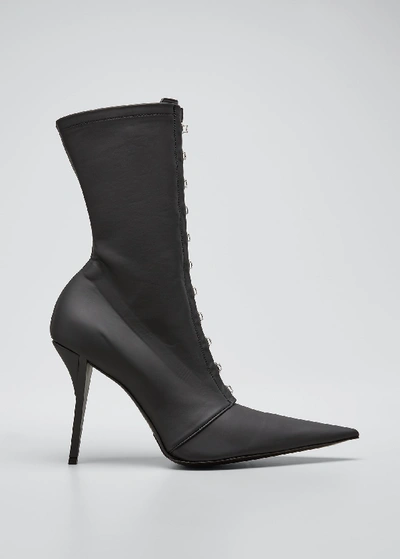 Fenty Nylon Corset Pointed toe Sock Boots In Black ModeSens