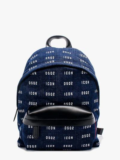 Dsquared2 Backpack In Blue