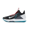 Nike Men's Lebron Witness Iv Basketball Sneakers From Finish Line In Black,chile Red,glass Blue,white