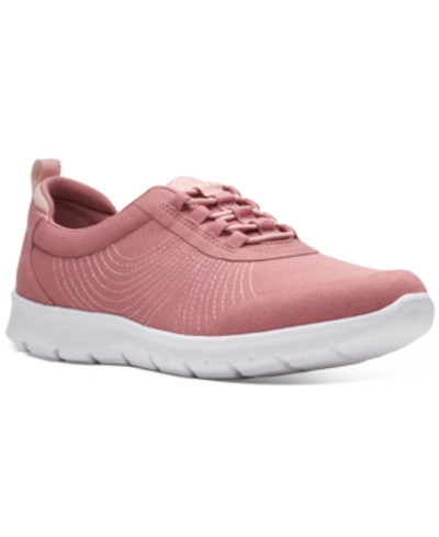 Clarks Collection Women's Cloudsteppers Step Allena Bay Sneakers Women's Shoes In Mauve