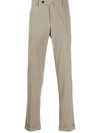 Pt01 Super-slim Fit Trousers In Brown