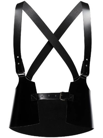 Ann Demeulemeester Buckled Harness In Black