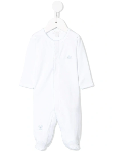 Kissy Kissy Babies' Embroidered Bunny Pyjamas In White