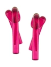 Colville Twisted Tube Earring In Pink
