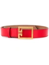 Givenchy Double G Belt In Coral