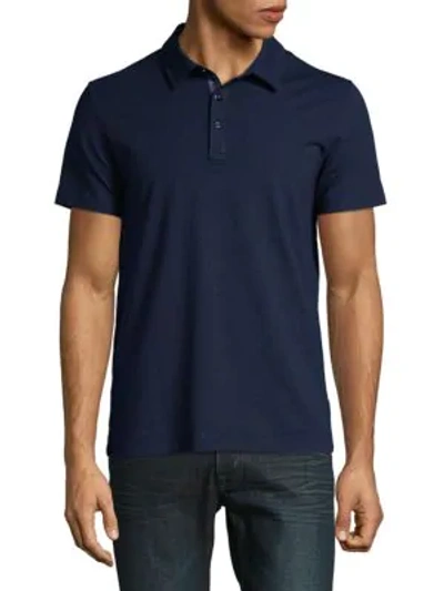 Michael Kors Bryant Polo Shirt In Midnight