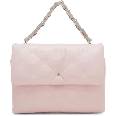 Alexander Wang Halo Quilted Leather Crossbody Bag In Pink