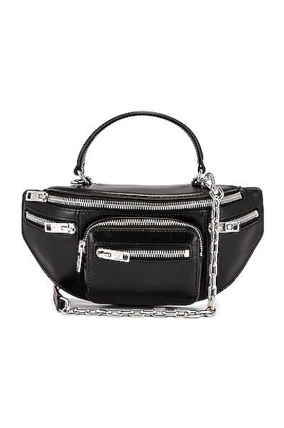 Alexander Wang Attica Soft Mini Top Handle Bag In Black